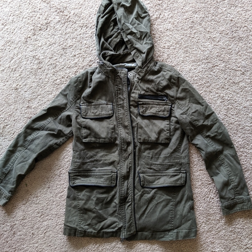 Army green jacket